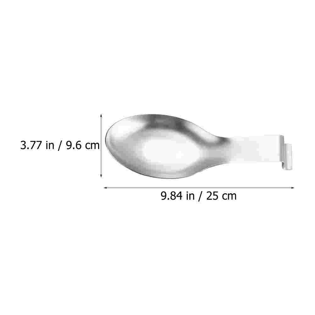 Repose-cuillère en acier inoxydable, 2 pièces, porte-cuillères, louche, fournitures pour la maison