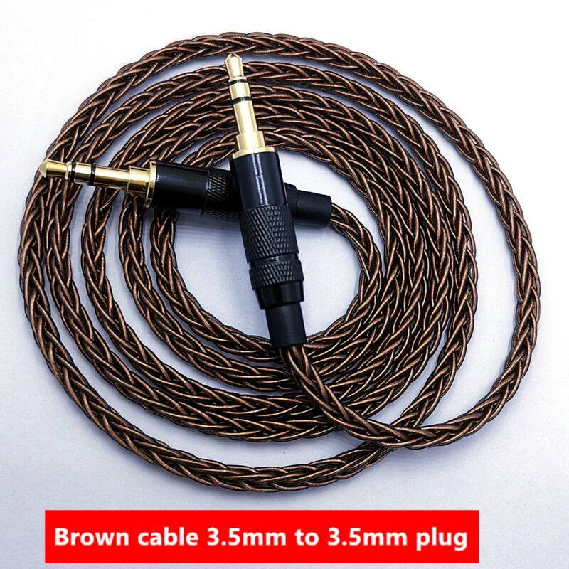 Jack 3.5 Audio Cable 3.5mm Speaker Line Aux Cable for Phone Car Headphone Audio Cable For Amplifier DAP DA: XS / Lvory