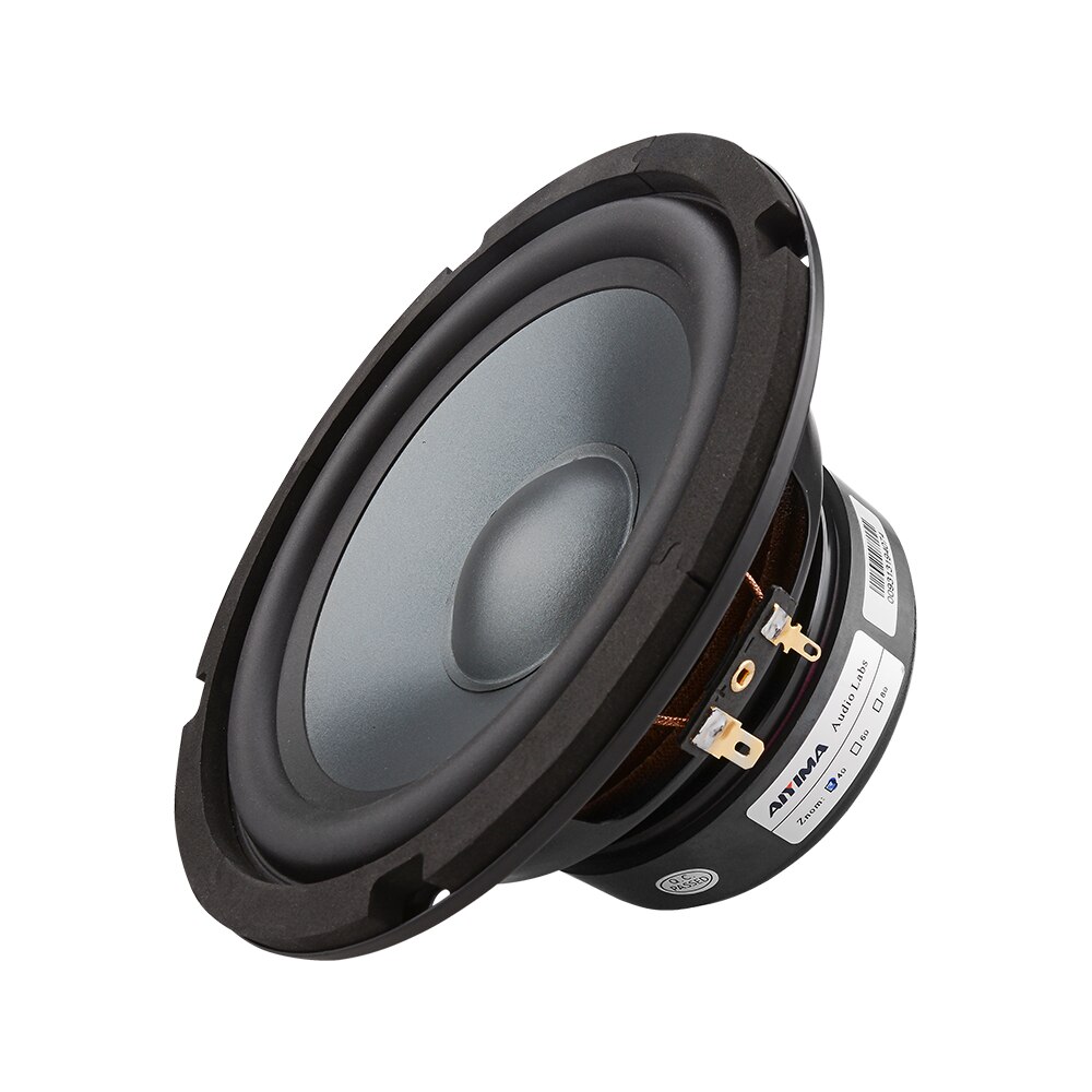 AIYIMA 1Pc 6.5 Inch Mid Woofer Speaker Hifi Fever Bass Loudspeaker 4 8 Ohm 50W Bookshelf Floor Sound Music DIY Speakers Column