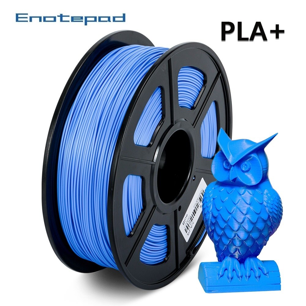 Enotepad 3D Printer Filament Pla +/Pla 1.75Mm 2.2 Lbs 1Kg Spool 3D Afdrukken Materiaal Voor 3D printers En 3D Pennen: PLAPLUS-BL-1KG