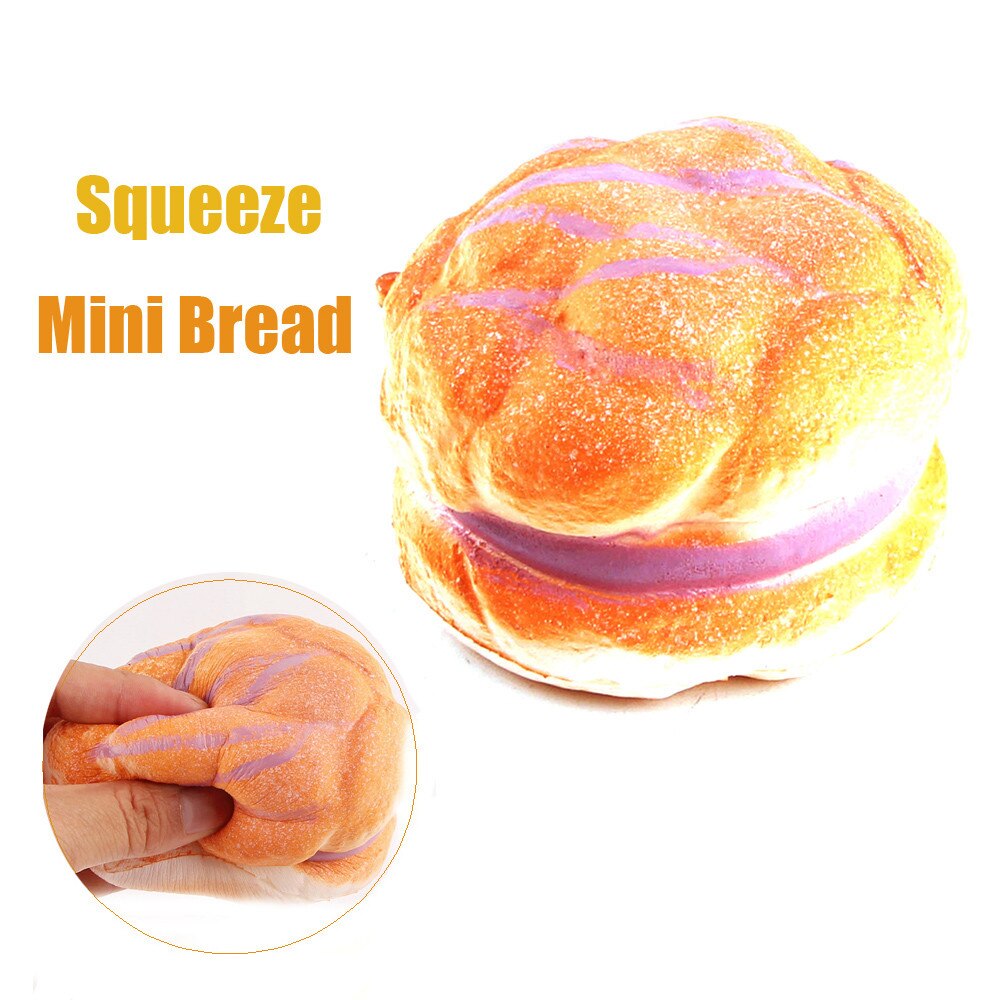 Relax toys Simulation Mini Bread Slow Rising Scented Squeeze Relieve Stress Toy squishies soft scented interesting cute D300119