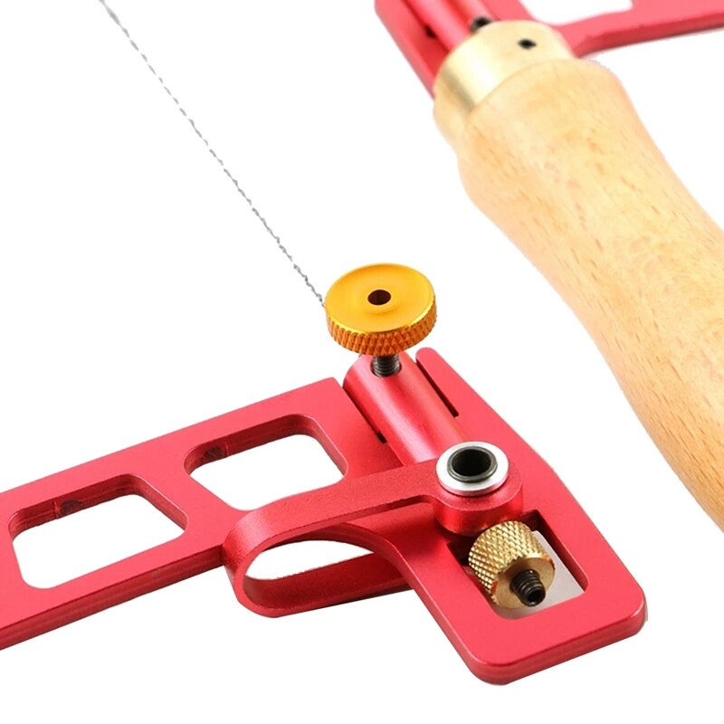 Scie à fil manuelle, outils à main, accessoires pour la maison, Guide Durable, Kit de gabarit de cheville, menuiserie, bricolage, outil de coupe de forme