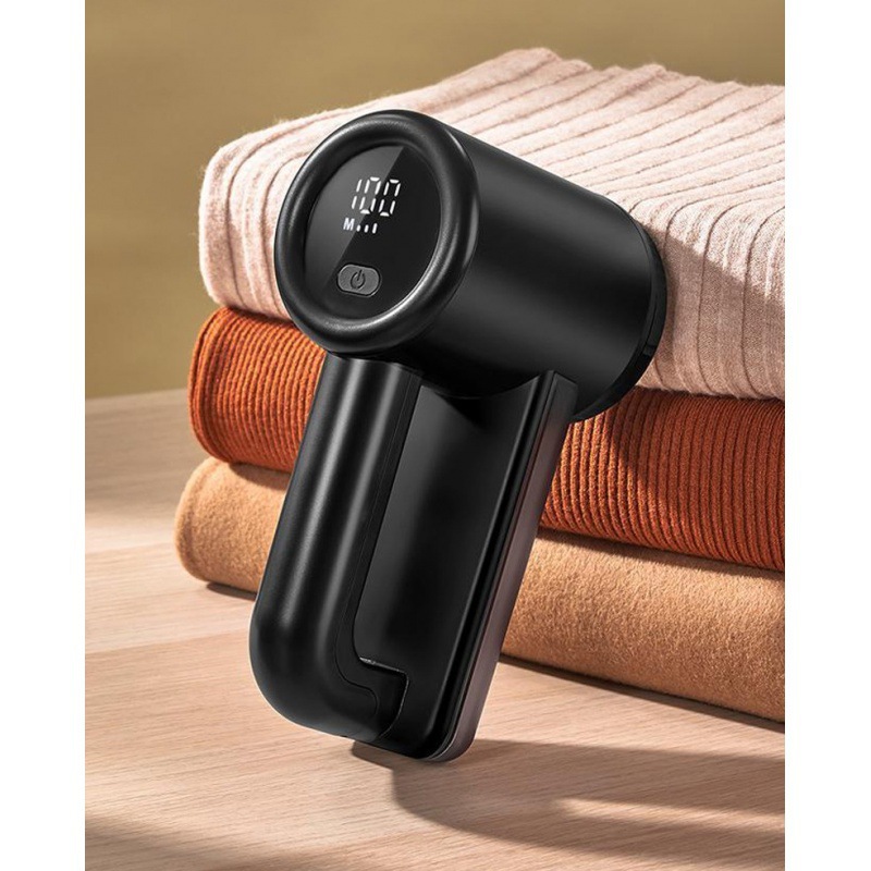 Oplaadbare Stof Kleding Scheerapparaat Pil Pluisjes Verwijderaar 3 Snelheden 2000Mah Led Display Fuzz Verwijderaar Voor Trui Bank Beddengoed Lakens: WHITE