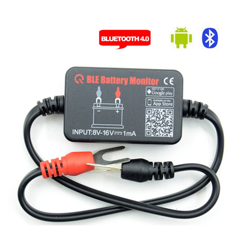 Batteri monitor  bm2 on telefon app bluetooth 4.0 enhed alle bil 6-20v batteritester
