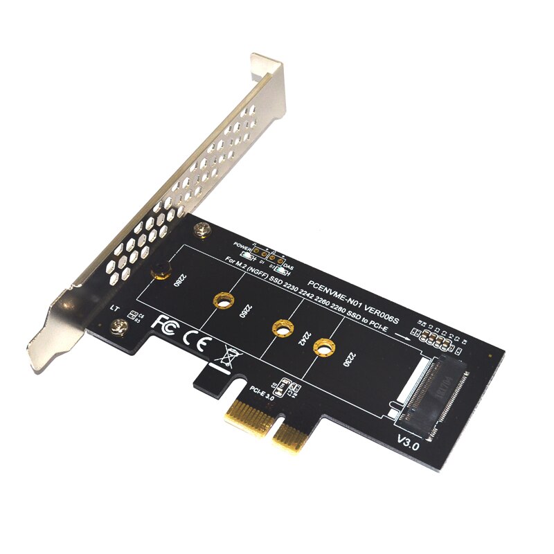 Voeg Op Kaarten Pcie Naar M2 Adapter Pci Express 3.0 X1 Om Nvme Ssd M2 Pcie Raiser Adapter Ondersteuning 2230 2242 2260 2280 M.2 Ssd