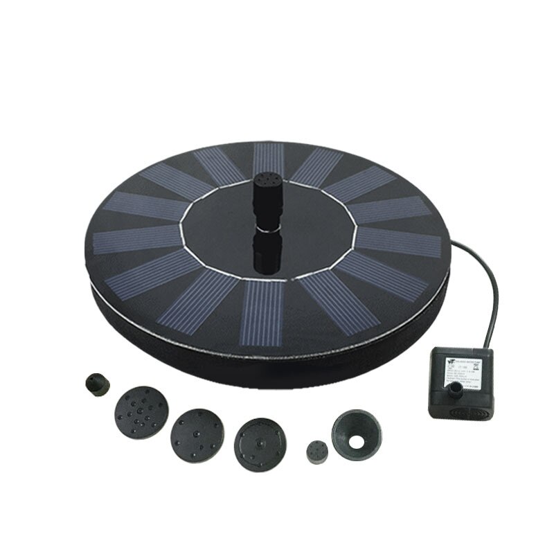 Home Solar Power Water Fountain Pump Solar Fountain Water Floating Fountain Pond Garden Lawn Decoration Courtyard Decor