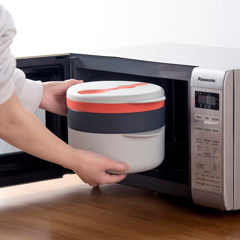 Microwave Steamed Vegetable Container Four-in-one Steaming Box Rice Cooker Heated Multi-layer Steamer Steamer Rice Steamer