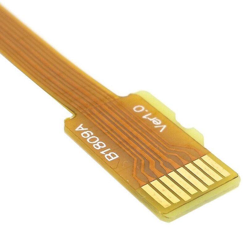 Kit de carte mémoire micro-sd Tf mâle à femelle Extension souple plat Fpc rallonge de câble 10Cm