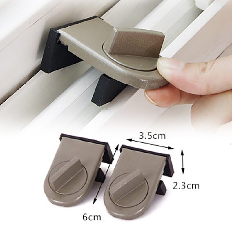 Verstelbare Schuiven Sash Stopper Kast Veiligheid Sloten Bandjes Anti-Dief Raam Schuifdeur Baby Kids Kind Veiligheid Deurslot