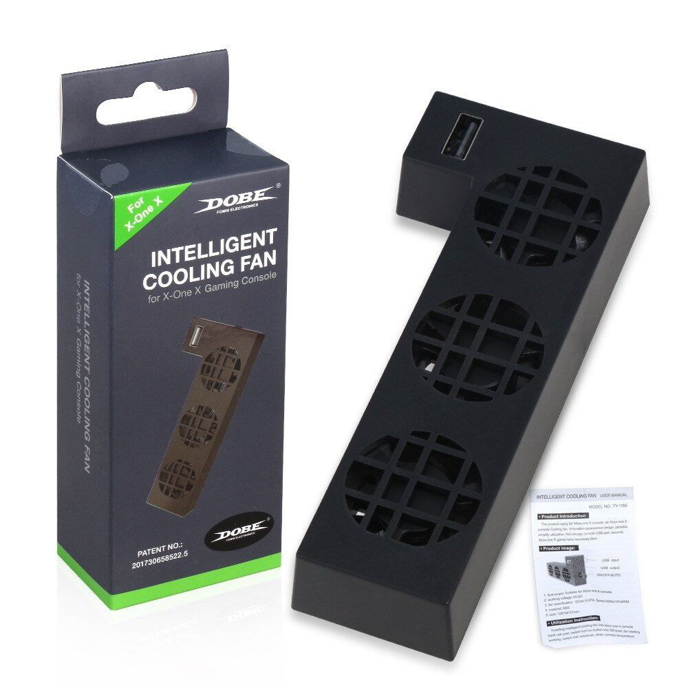 per xbox uno gioco consolle raffreddamento fan XboxONE X ospite parte posteriore temperatura controllo fan termosifone In piedi