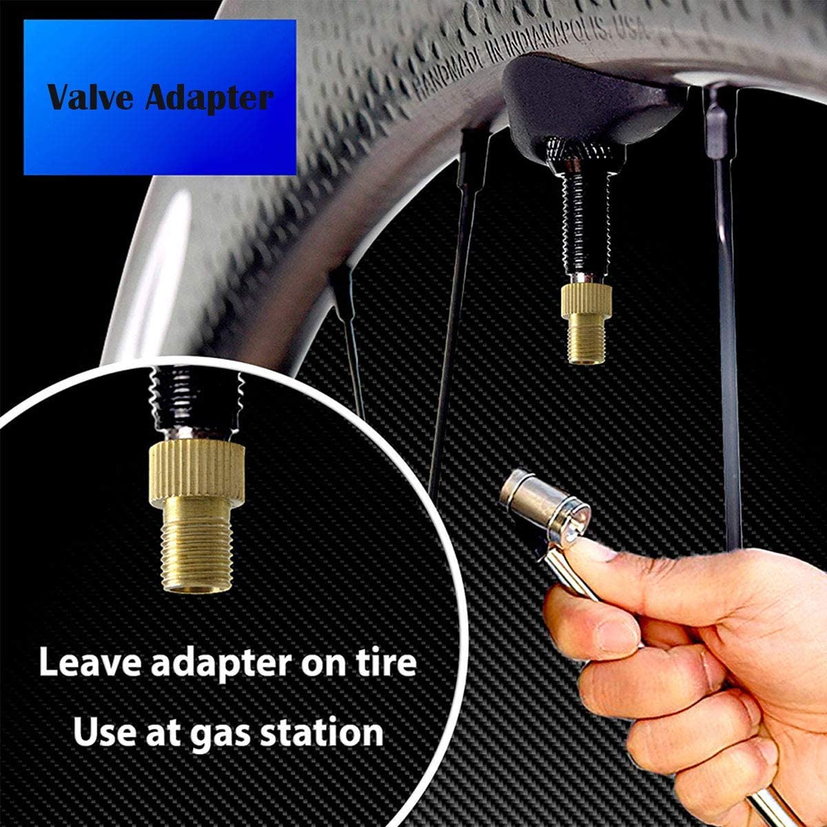 1/10 stk cykel ventil adapter hætte presta til schrader adapter fransk ventil cykel dyse inflator nippel mtb cykel tilbehør