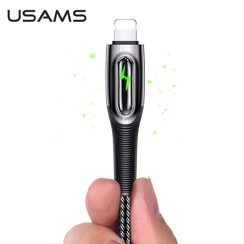 USAM Cavo Usb Smart Power Off Per il Cavo di iPhone 11 pro Max 12 Xs Xr X SE 8 7 6 più di 6s veloce cavi di ricarica Per il iPhone Caricabatterie