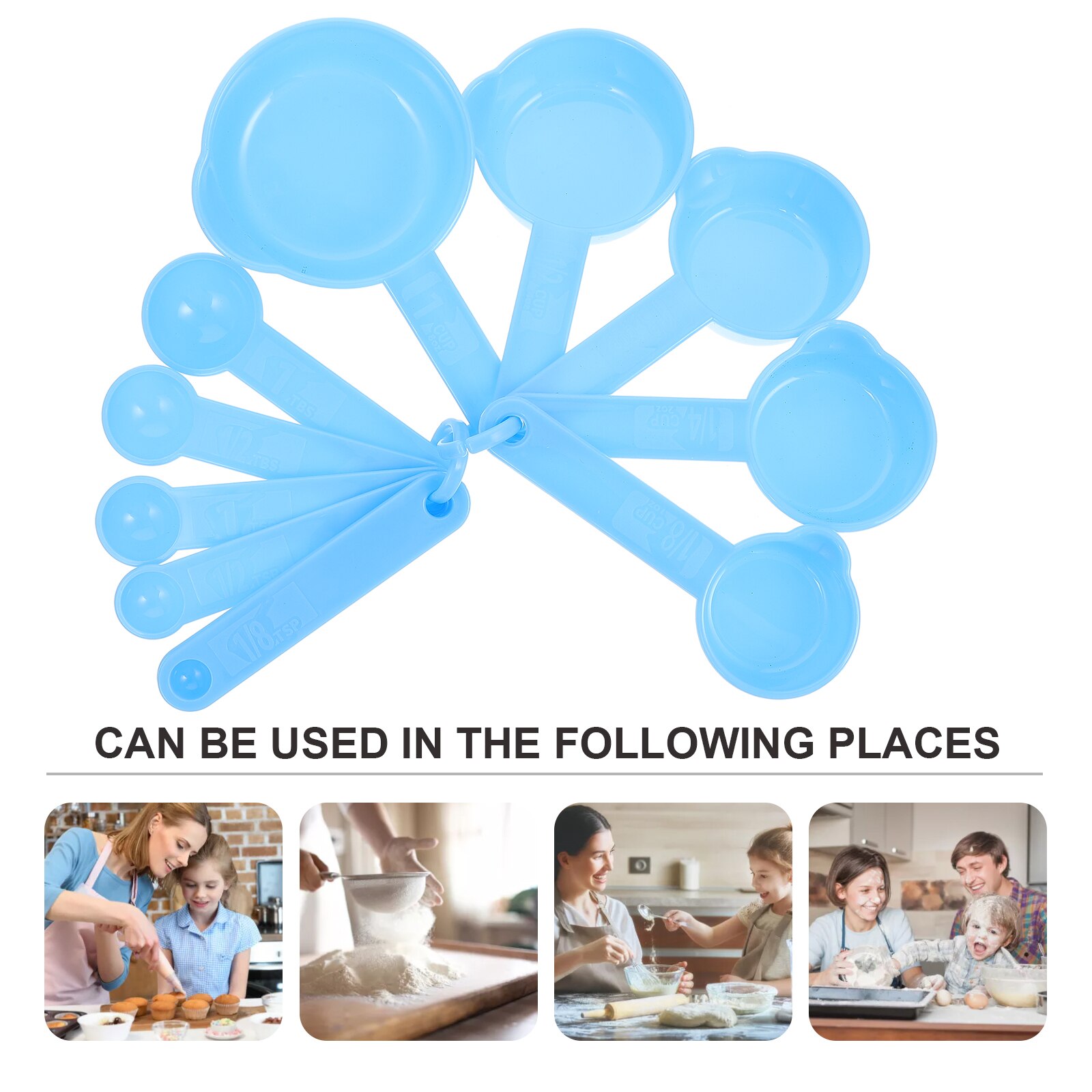 1 Set Home Kitchen Measuring Cups Cooking Measuring Spoons Scale Measuring Cups