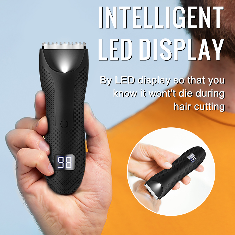Body Hair Trimmer, Groin&Body Manscape Trimmer For Men, Electric Ball Shaver Groomer, Pubic Grooming Clipper Male R
