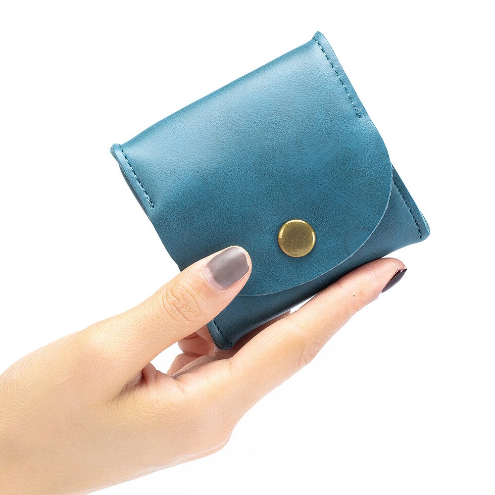 Coin bag women men leather Japanese style mini earphone bag small wallet small storage bag coin purse