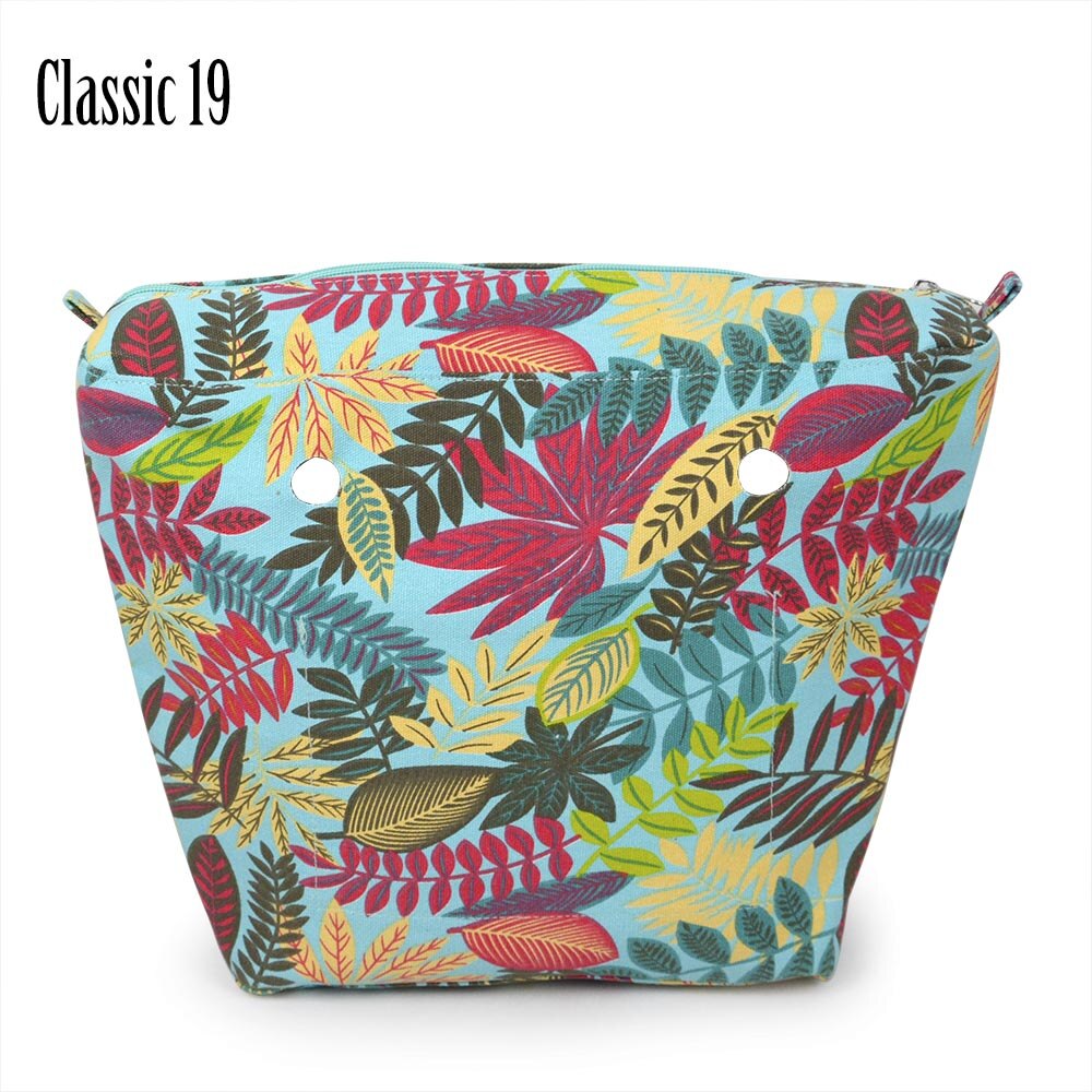 Tanqu Kleurrijke Waterdichte Binnenvoering Insert Ritsvak Voor Klassieke Obag Canvas Binnenzak Voor O Bag: Classic 16