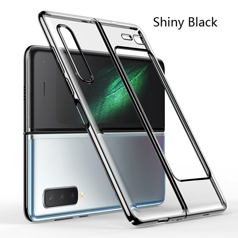 Coque de téléphone Samsung Galaxy W2020, étui de placage de luxe pliable, housse arrière rigide transparente, tout compris