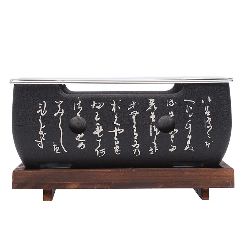 Parrilla de carbón portátil japonesa, parrilla Coreana de aleación de aluminio, estufa de Alcohol, horno de cocina de carbono, herramientas de barbacoa