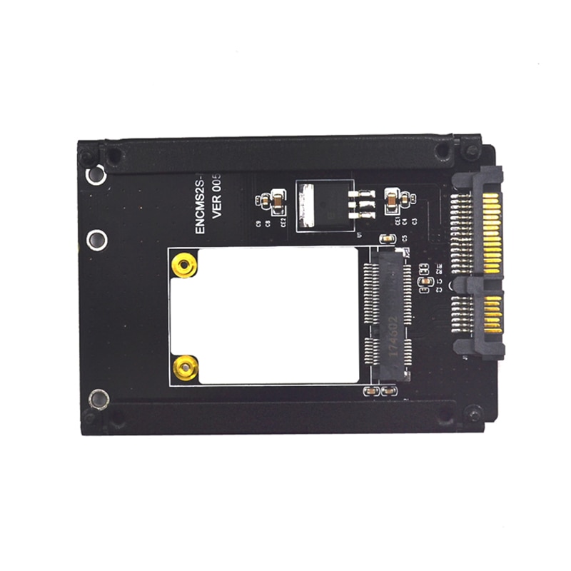 50mm mSATA SSD to 2.5&quot; SATA Drive Converter Adapter msata adaptor For Windows2000/XP/7/8/10 for Vista Linux Mac