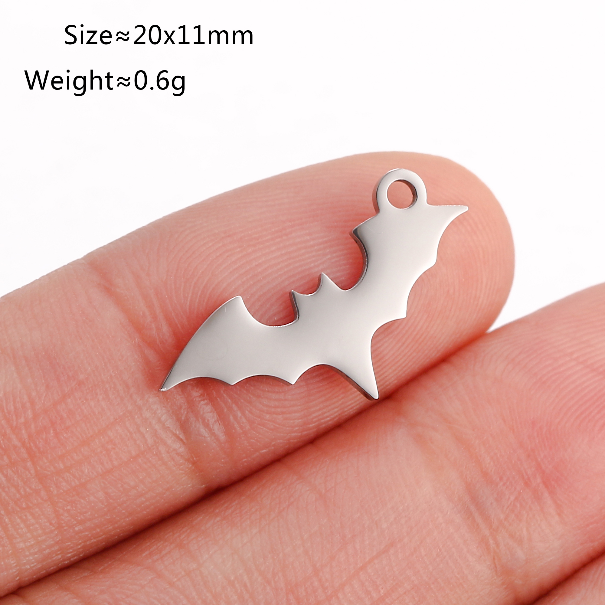 5 unids/lote de dijes con temática de animales, pata de gato/corazón de amor, garra de perro/herradura, colgantes de acero inoxidable, manualidades DIY, suministros para hacer joyas: Ninguno