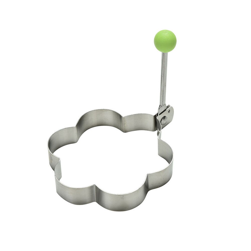 4 Style Stainless Steel 5Style Fried Egg Pancake Shaper Omelette Mold Mould Frying Egg Cooking Tools Kitchen Accessories Gadget: D