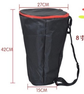 African drum kit 8 inch 10 inch 12 inch 13 inch waterproof rain musical instrument backpack: 8 inch