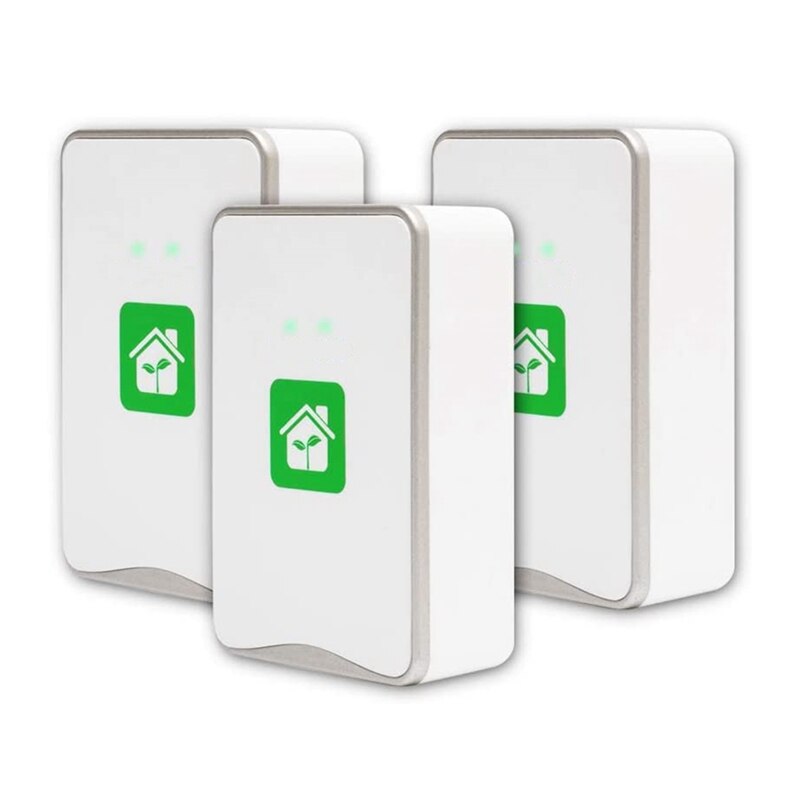 Negatieve Ionen Generator Pluggable Luchtreiniger Met Hoogste Output-Tot 32 Miljoen Negatieve Ionen/Sec, 3 Pack Us Plug: Default Title