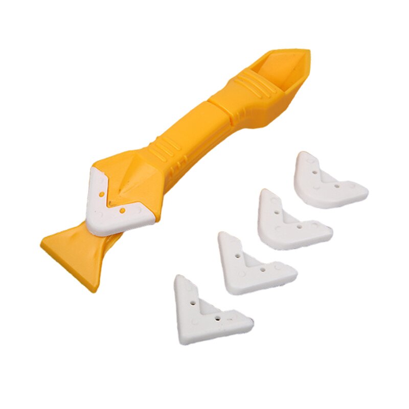 3 in 1 Glas Kleber Winkel Schaber Abdichten Werkzeug Schaufel Bindemittel Multifunktionale Gummi Schaufel Silikon Entferner Winkel Naht Schaufel