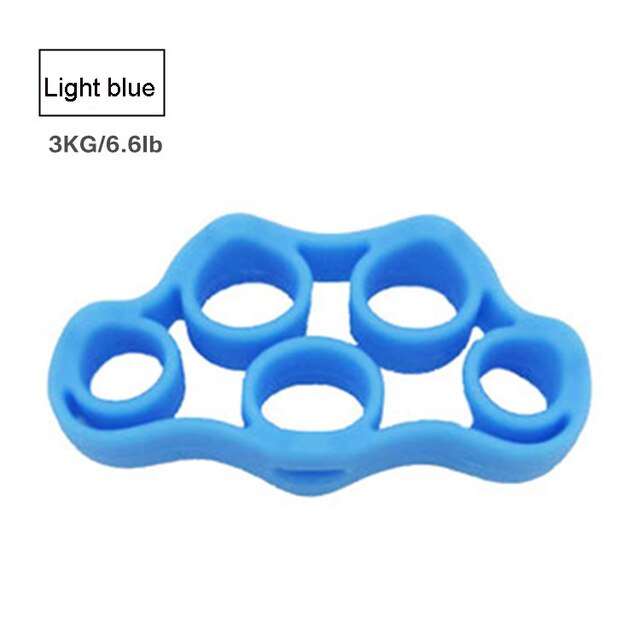 1 Uds accesorios para equipos de Fitness del pinza mano fuerza de agarre de la mano dedo entrenador antebrazo ejercitador de mano gimnasio herramientas: YELLOW