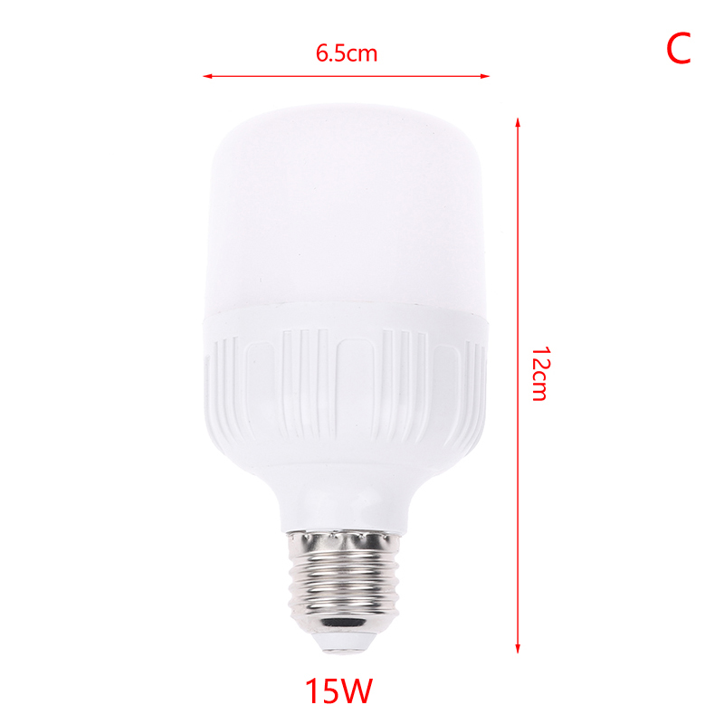1pc led-pærer  e27 lamper  dc 12v led-lys 5w 7w 9w 12 w 15w 20w 30w til led-pærer 12-85v lavtrykspære: Varm hvid