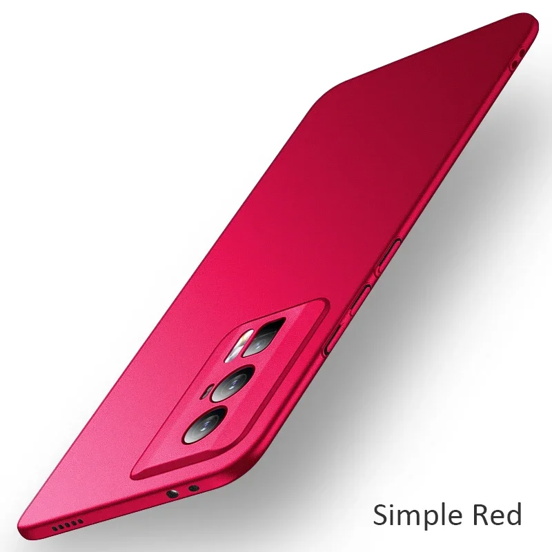 Case Op POCO F5 Shockproof Covers Hard PC Ultra Slim Matte Cover Voor XIAOMI POCO F5 Pro F5Pro 5G Gevallen: Nylon / Rood