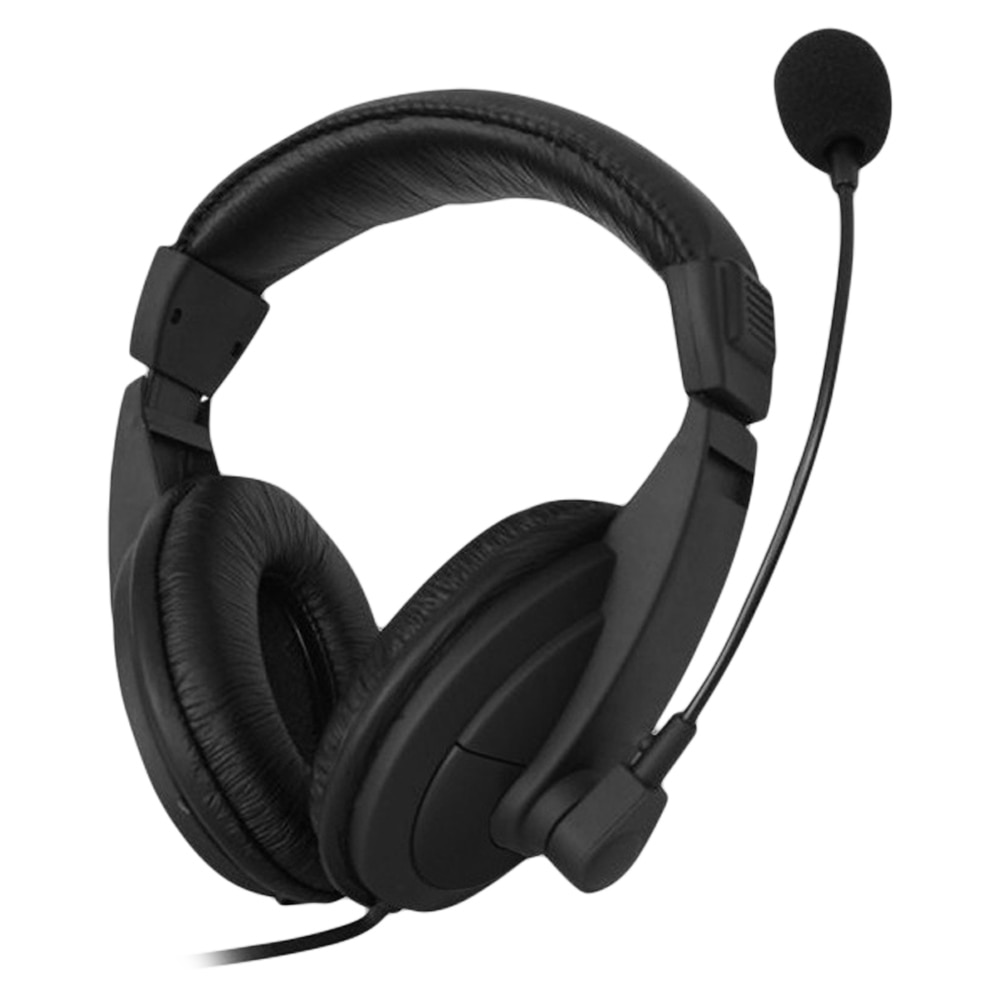 G750 Universal 3.5mm Jack Over-Ear Business Computer Headset Headphone with Mic: Default Title