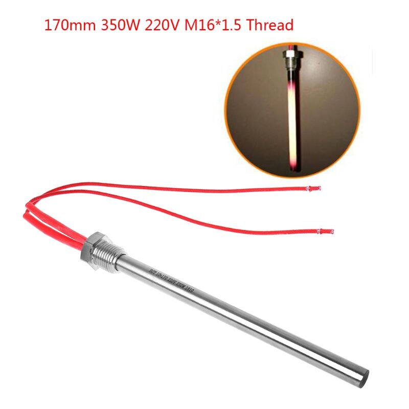 350W 220V Zündung Zünder Stange Holz Kügelchen Herde 10*140/150/170mm M16 * 1,5 P31D