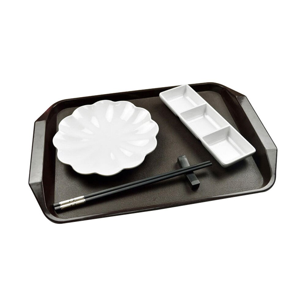 1pcs Serving Tray Food Tray Dinner Tray Cafeteria Tray Café Standard Cafeteria Fast Food Service Tray Non-slip Surface 17-inch