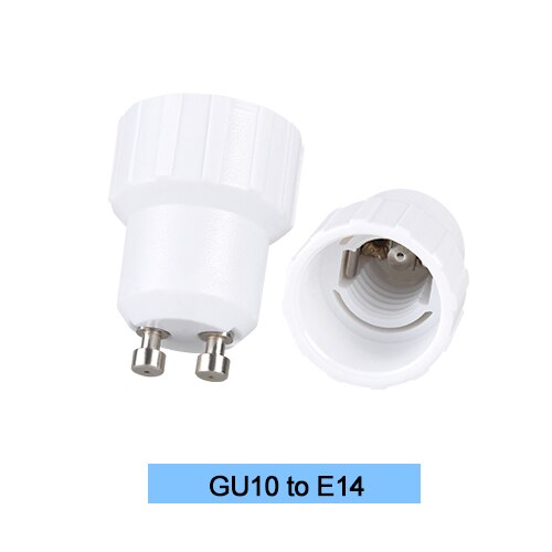 Foxanon Lamp Holder Converters E27 to GU10 E27 to E14 E27 to 2E27 E14 to E27 Conversion Socket Adapter Lamp Holder For Led Light: GU10-E14