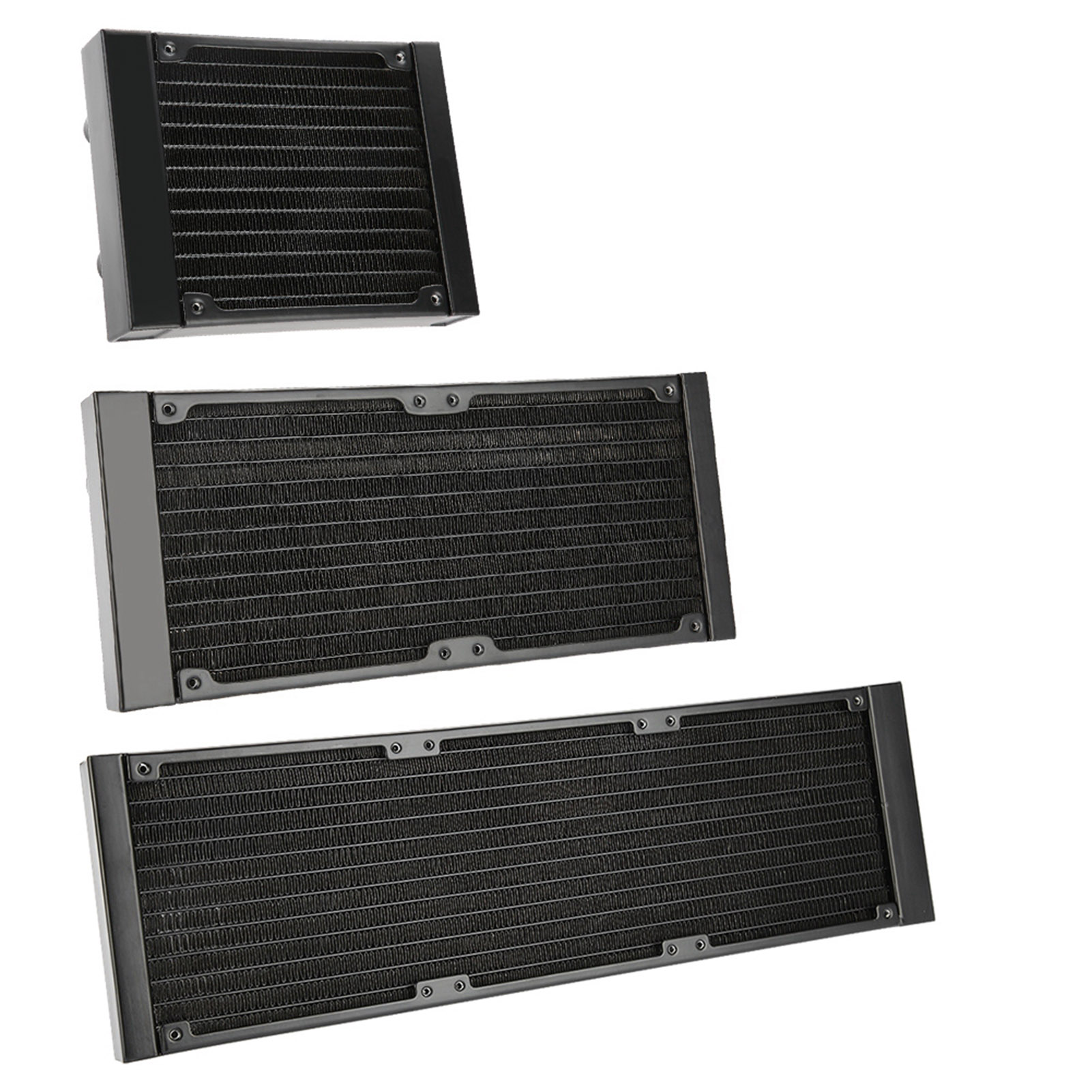 Sistema di raffreddamento ad acqua per computer 12 tubi Scambiatore di calore per computer Filettatura G1/4 Separatore d'acqua Tubo di raffreddamento dell'acqua per raffreddamento del tubo del PC