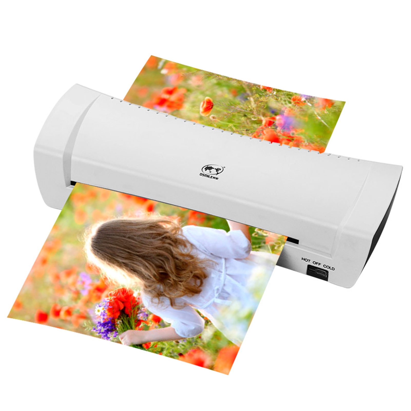SL200 Laminator Machine and Cold Laminating Machine Two Rollers A4 Size Laminator for Photo Picture Credit Card Home Office