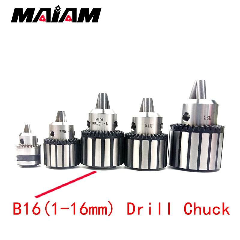 Borrchuck  b10 b12 b16 b18 0.6-6mm 1-10mm 1-16mm 1-13mm 3-16mm 1-16mm chuck för cnc verktygsmaskin borrchuck rotationsklämning