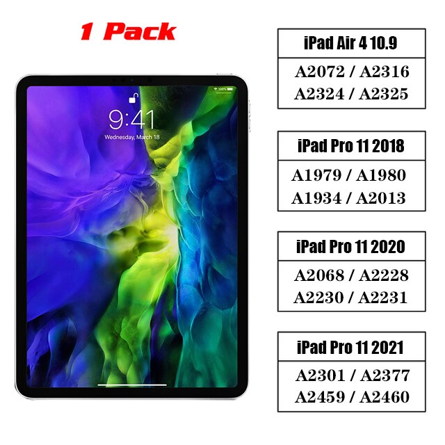 Paper Feel Screen Protector For Apple iPad Pro 11 12.9 3th 4th 5th Generation Full Coverage Like Wright On Paper: 1 Pcs 11-inch
