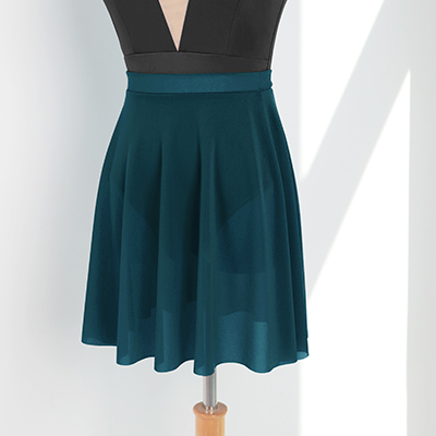 Falda de ballet de malla suave para mujer, faldas de baile negras, ropa de bailarina con cintura elástica, extraíble: XL / Azul