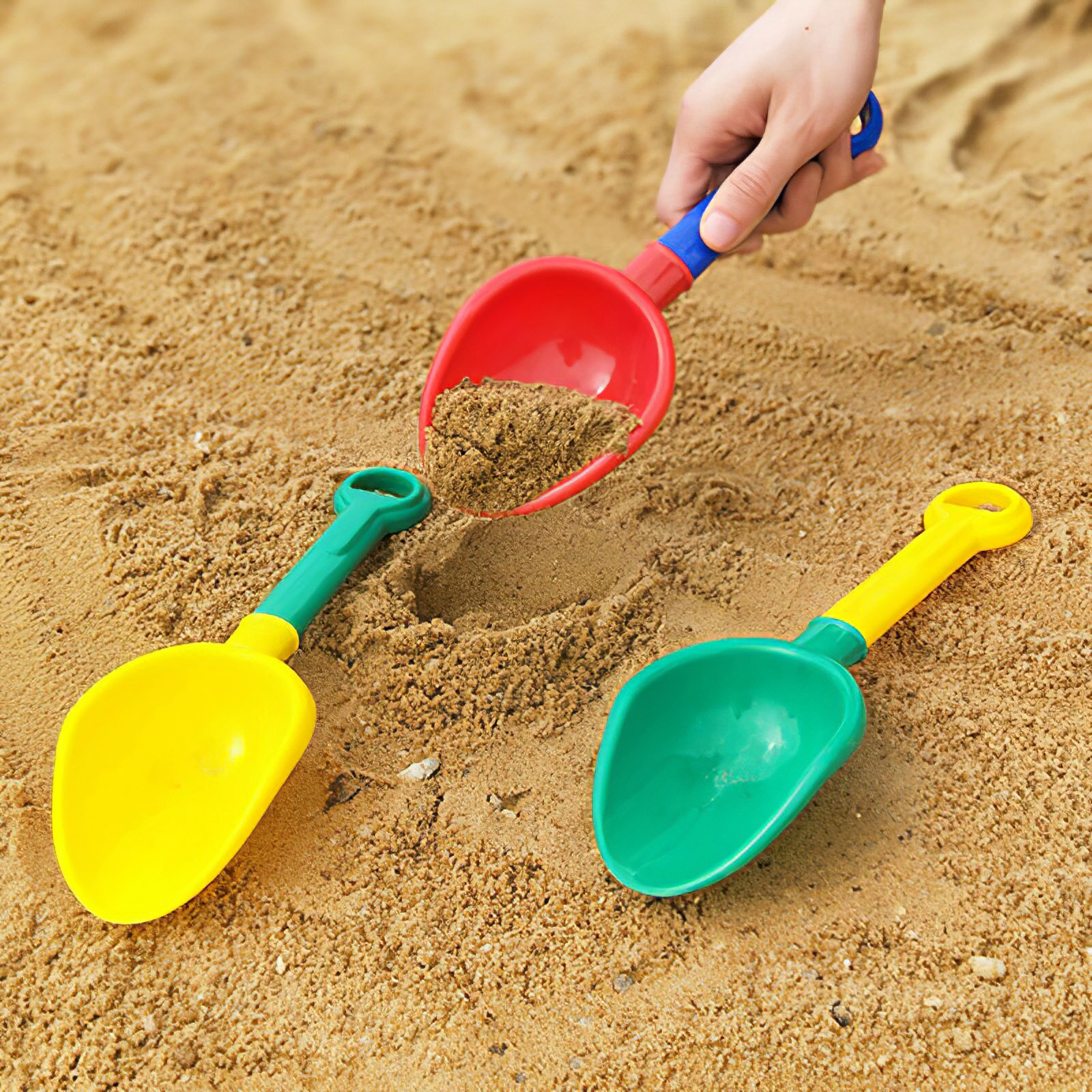 4Pcs Strand Gereedschap Set Zand Spelen Speelgoed Kids Fun Water Beach Seaside Gereedschap Strand Zand Speelgoed Zandloper Schop tool