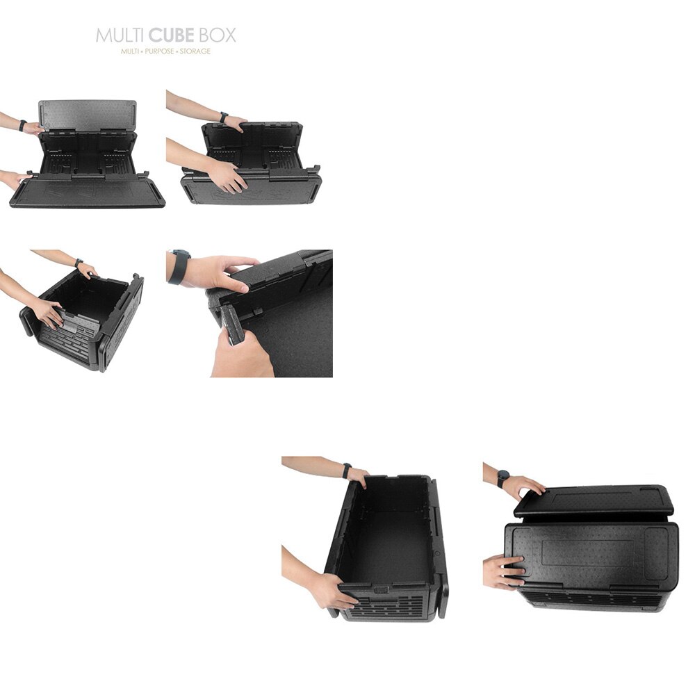 24L/60L Foldable Portable Outdoor cool box Car Refrigerator Auto Fridge Drink Food Cooler Warmer Box for Car Outdoor Camping