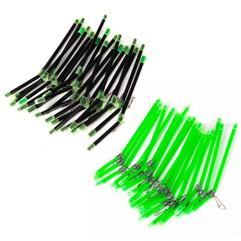 Bifurcado Booms mar pesca Anti-enredos alimentador Boom con broches señuelo de pescado tubo de plástico 20cm conector de equilibrio