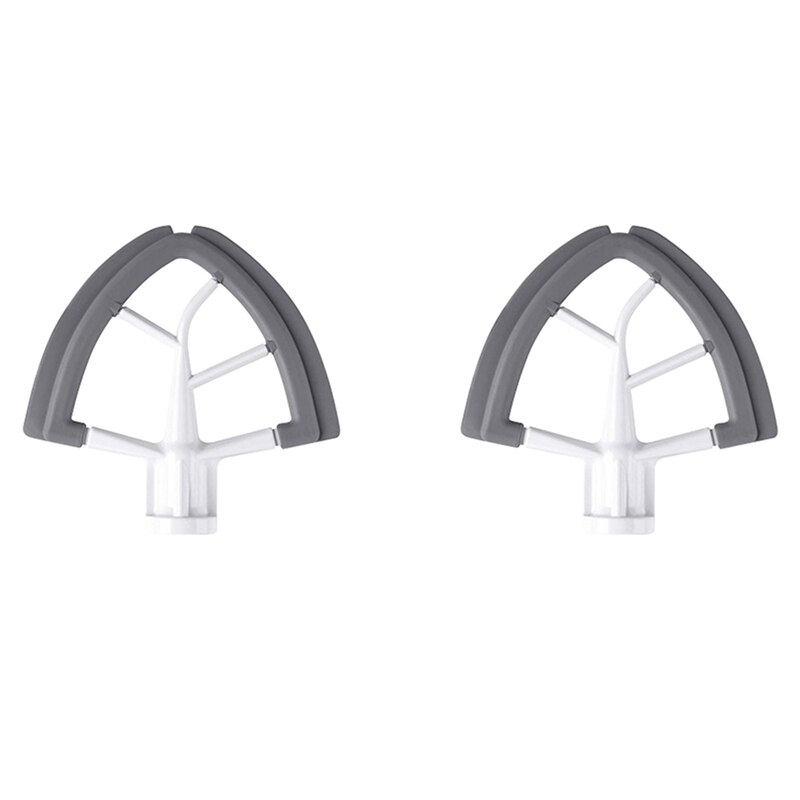 2 Teste di Miscelazione di farina, miscelatore lama, Battendo la Testa, di Miscelazione pagaia, di Miscelazione Accessori Della Macchina, adatto per 4.5-5QT