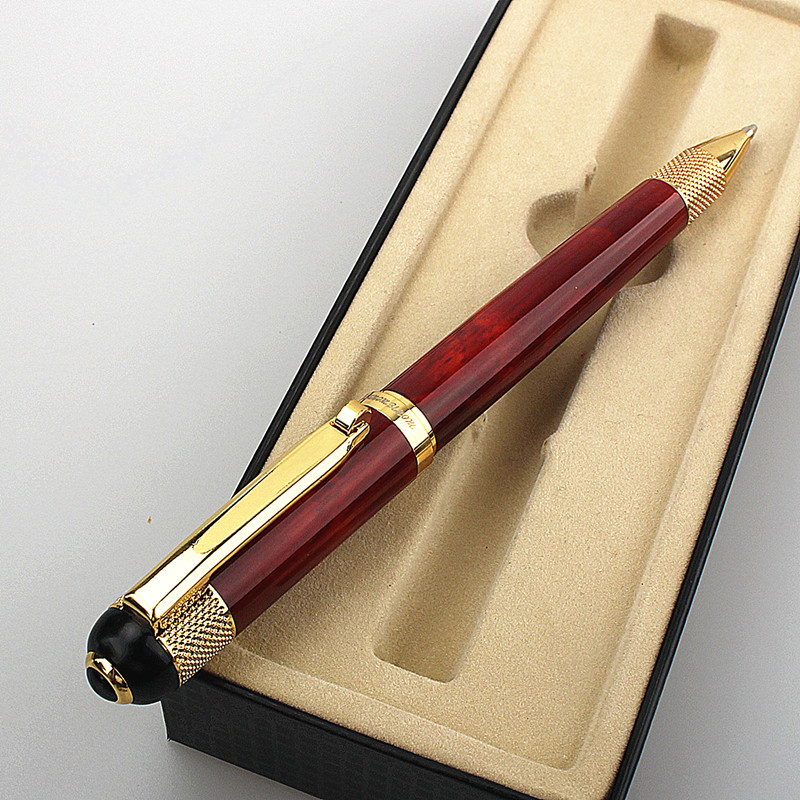 Bolígrafo giratorio de Metal de , bolígrafos de tinta negra de 0,7 MM, Caneta de negocios, escritura suave para suministros escolares de oficina