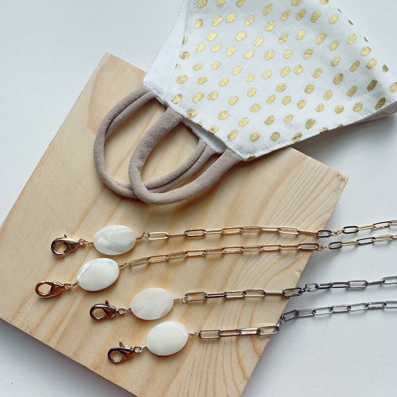 Maske lanyard shell kæde aftagelig halskæde lanyard briller kæde anti-mistet multi-purpose halskæde