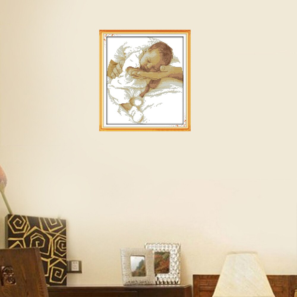Handwerken DIY 14CT 11CT DMC kruissteek Sets Voor borduurpakketten Portret Telpatronen-Stikken Home Decoratie