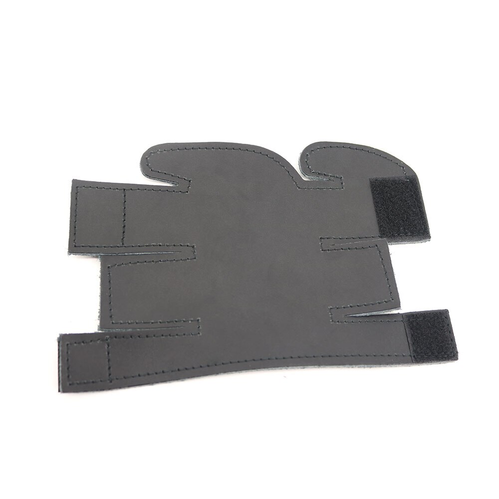 Trumpet Valve Guard PU Leather Trumpet Valve Protector for Trumpet: black
