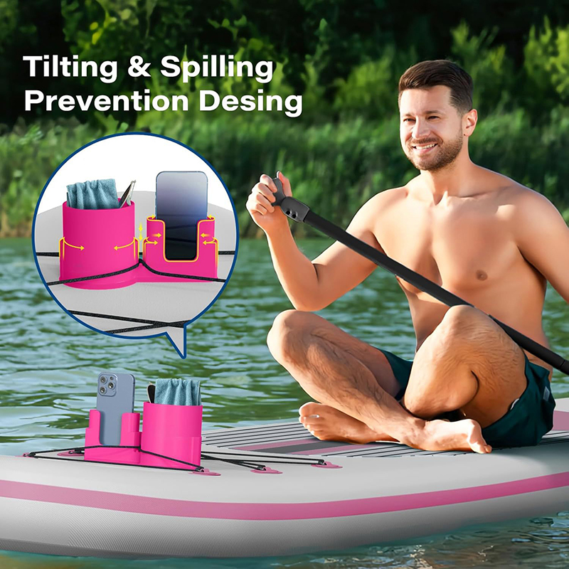1PC multi-fonctionnel Paddle Board porte-gobelet PVC Kayak porte-boissons Kayak porte-gobelets