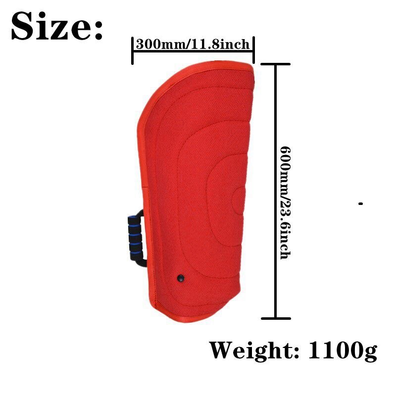 Dog Bite Sleeve Protector Training Dog Bite Sleeve Protective Gear Portable Agility Training Equipment Supplies Arm Protector: red
